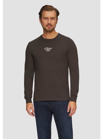s.Oliver T-Shirt in 89D1_dunkelbraun