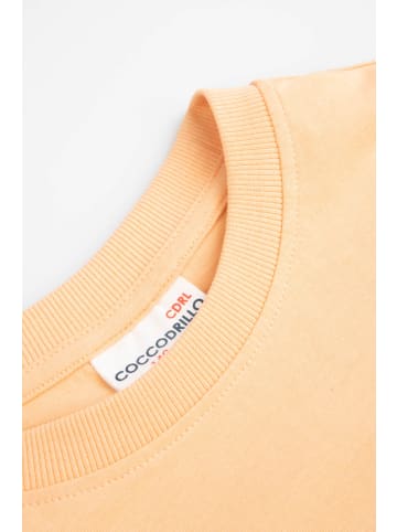 Coccodrillo T-Shirt mit kurzen Ärmeln in orange