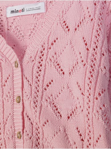 Minoti Cardigan 30KNIT101 in hellpink