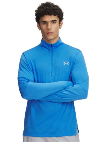 Under Armour Longsleeve "Launch 1/4 Zip" in Blau
