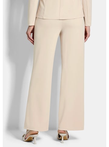 GOLDNER Jersey-Hose mit Biesen in stein