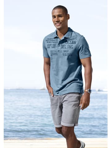 John Devin Poloshirt in blau