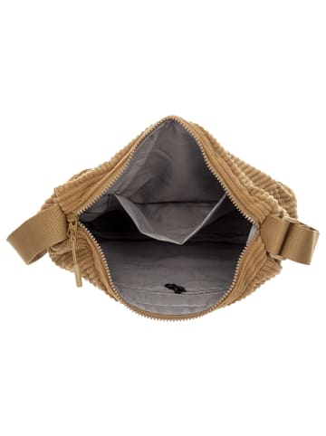 Prato SC09 zeitlose Umhängetasche aus Breitcord in khaki