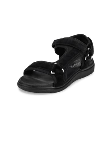 VITAFORM Veloursleder Sandalen in schwarz