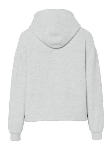 Pieces Hoodie in Light Grey Melange
