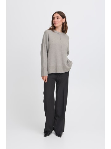 ICHI Sweatshirt IHBALLIA Loose fit in Grey melange
