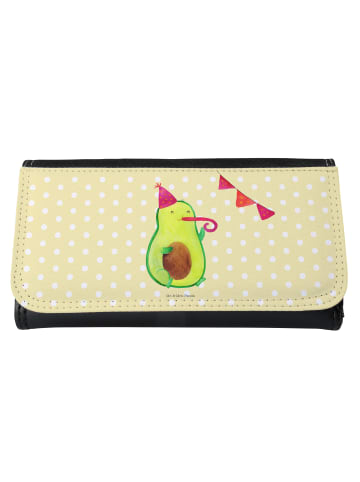 Mr. & Mrs. Panda Portemonnaie für Damen Avocado Geburtstag ohne ... in Gelb Pastell