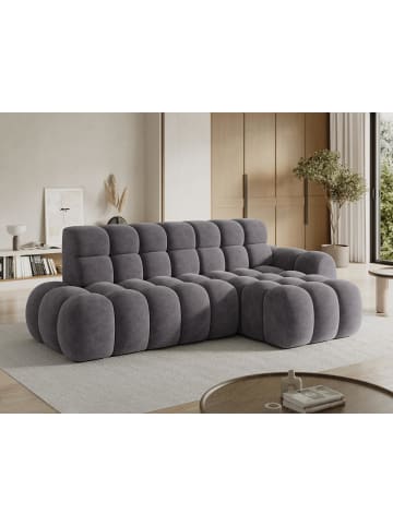 MF Design Ceedry Recamiere Rechts in Dunkelgrau -  (L) 165 x (B) 283 x (H) 98 cm