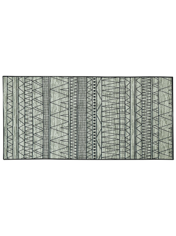 Beliani Kurzflor KEBAN in Schwarz/Grau - (W) 80 x (H) 1 x (L) 150 cm