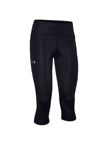 Under Armour Caprihose Fly Fast in Schwarz