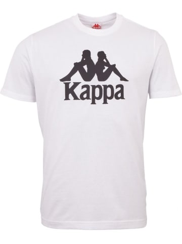 Kappa T-Shirt "T-Shirt mit Logoprint" in Weiß
