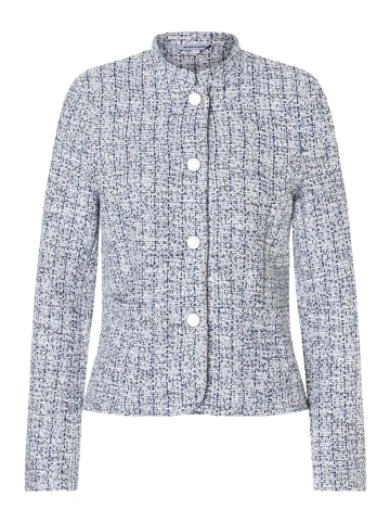 More & More Kurzblazer in striped jersey boucle