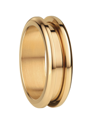 Bering Edelstahl beschichtet gold   Gr. 57