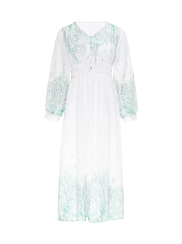LYNNEA Women Dress in White Green