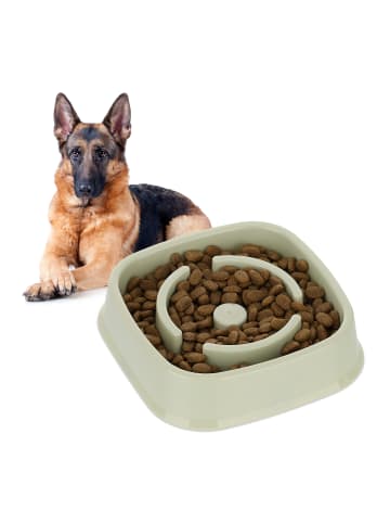 relaxdays 3 x Anti Schling Napf in Grün - 800 ml