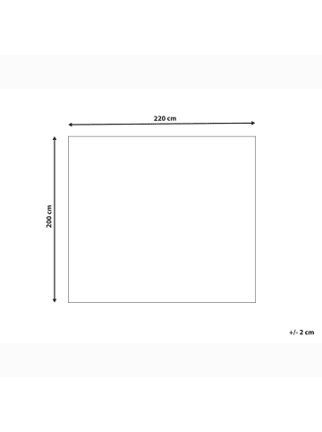 Beliani Tagesdecke LINDULA in Grün - (W) 200 x (L) 220 cm