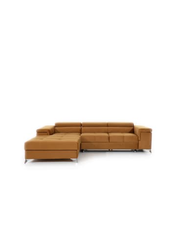 MF Design Ricky Recamiere Links in Senf -  (L) 205 x (B) 281 x (H) 88 cm