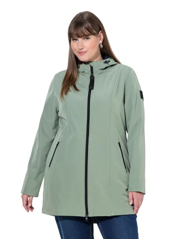 Ulla Popken Softshelljacke in mintgrün