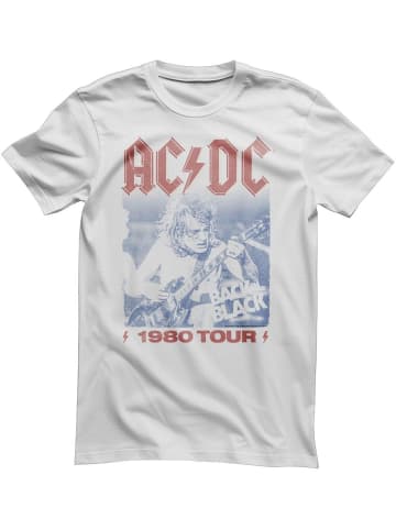 AC/DC T-Shirt "AC/DC 1980 TOUR T-Shirt" in Weiß