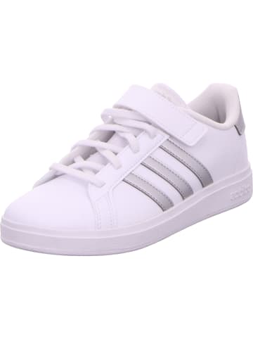 adidas Sneaker Grand Court 2.0 in white/silver/silver