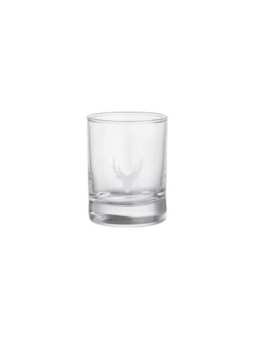 Butlers Shotglas mit Hirschkopf 65ml MOUNTAIN LOVE in Transparent