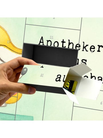 Mr. & Mrs. Panda Adventskalender Apothekerin Leidenschaft Design... in Weiß