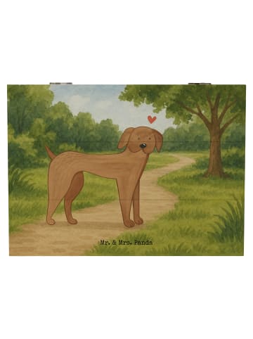 Mr. & Mrs. Panda Kiste Hund Dogge Design ohne Spruch in Weiß