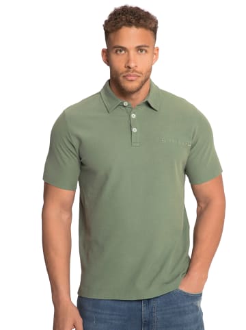 STHUGE Poloshirt in weiß grün