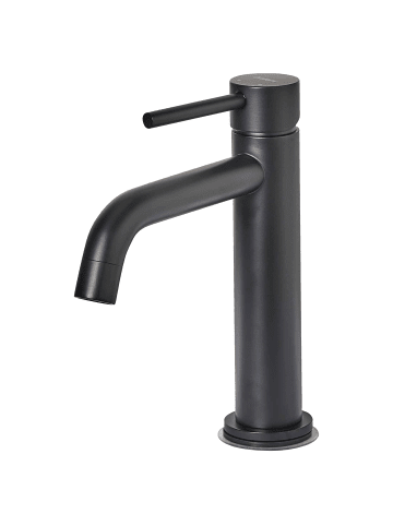 Beliani Wasserhähne SALINAS in Schwarz - (W) 4 x (H) 30 x (L) 21 cm