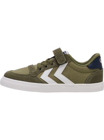 Hummel Sneaker Slimmer Stadil Low Jr in CAPULET OLIVE