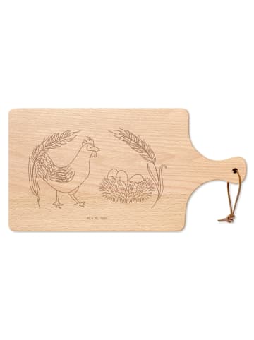 Mr. & Mrs. Panda schneidebrett buchenholz Huhn Stolz ohne Spruch in Transparent