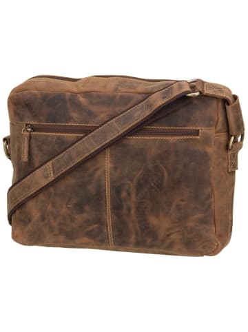 Greenburry Bodybag Vintage 1653 Reporter Bag in Sattelbraun