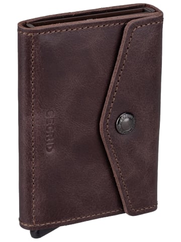 Secrid Geldbörse Envelope Vintage in Chocolate