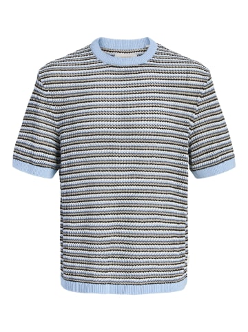 Jack & Jones Gestricktes T-Shirt in Cashmere Blue