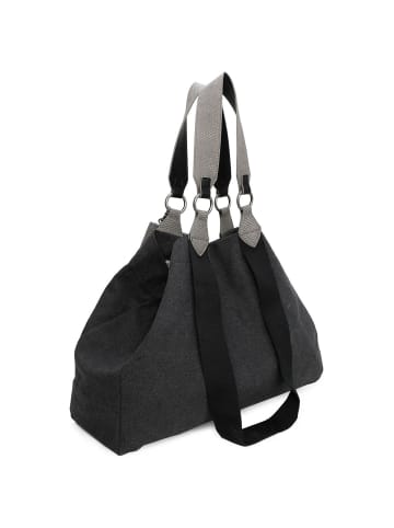 Fritzi aus Preußen Izzy Canvas Shopper Tasche 45 cm in black