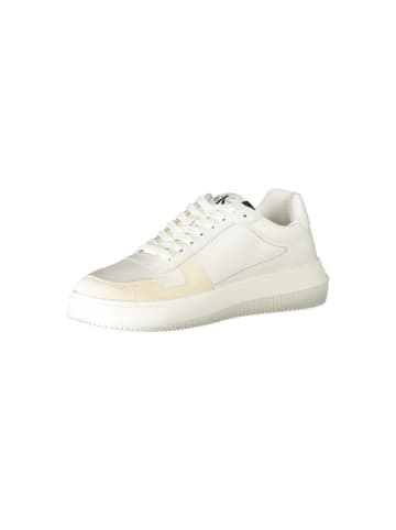 Calvin Klein Weiß Leder Herren Sneaker