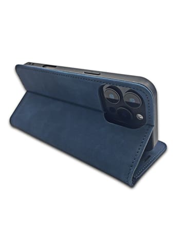 COFI 1453 TFO Smart Suede Kompatibel mit  iPhone 18 Pro / 17 Pro Marineblau in Marineblau