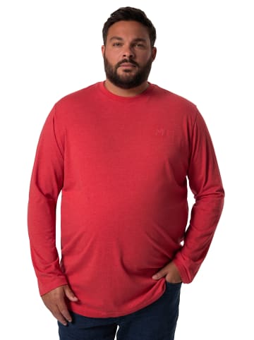 Men Plus Kurzarm T-Shirt in rot