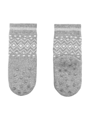 Sterntaler ABS Krabbelsocken 2er-Pack Elefant in hellgrau mel.