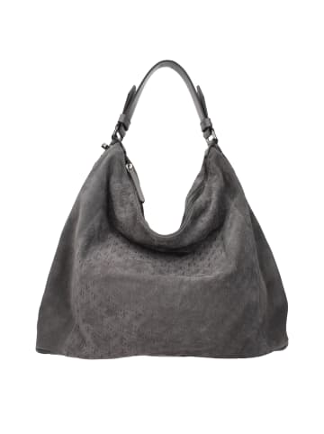 Jimmy Choo Grau Leder Schulter Tasche