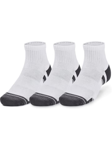 Under Armour Socke "UA Performance Cotton 3P Qtr" in Weiß