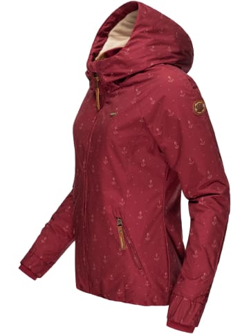 ragwear Winterjacke Dizzie Marina Winter Intl. in Wine Red