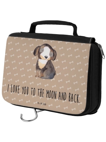 Mr. & Mrs. Panda Waschbeutel Hund Entspannen mit Spruch in Hundeglück