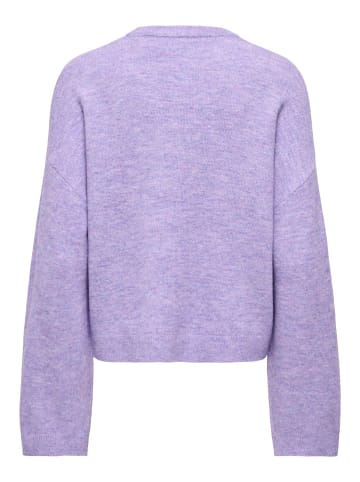 ONLY Strickpullover in Chinese Violet