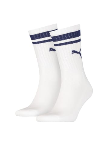 Puma Socken 2er Pack in Weiß/Blau