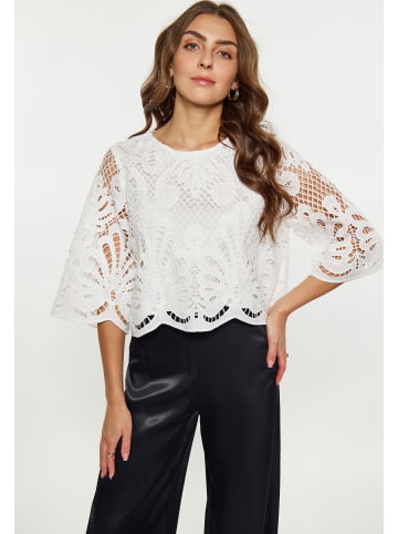 faina Damen Bluse in Wollweiss