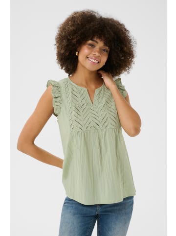 CULTURE Ärmellose Bluse CUtoril Relaxed fit in Seagrass