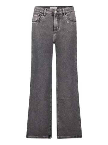 CARTOON Stretch-Jeans mit Strass in Dark Grey Denim