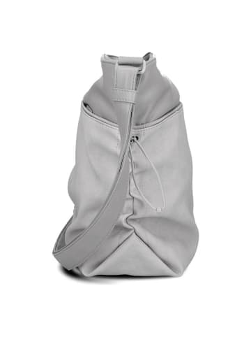 Zwei Jana Umhängetasche 33 cm in nubuk ice
