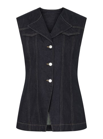 Pieces Weste in Indigo